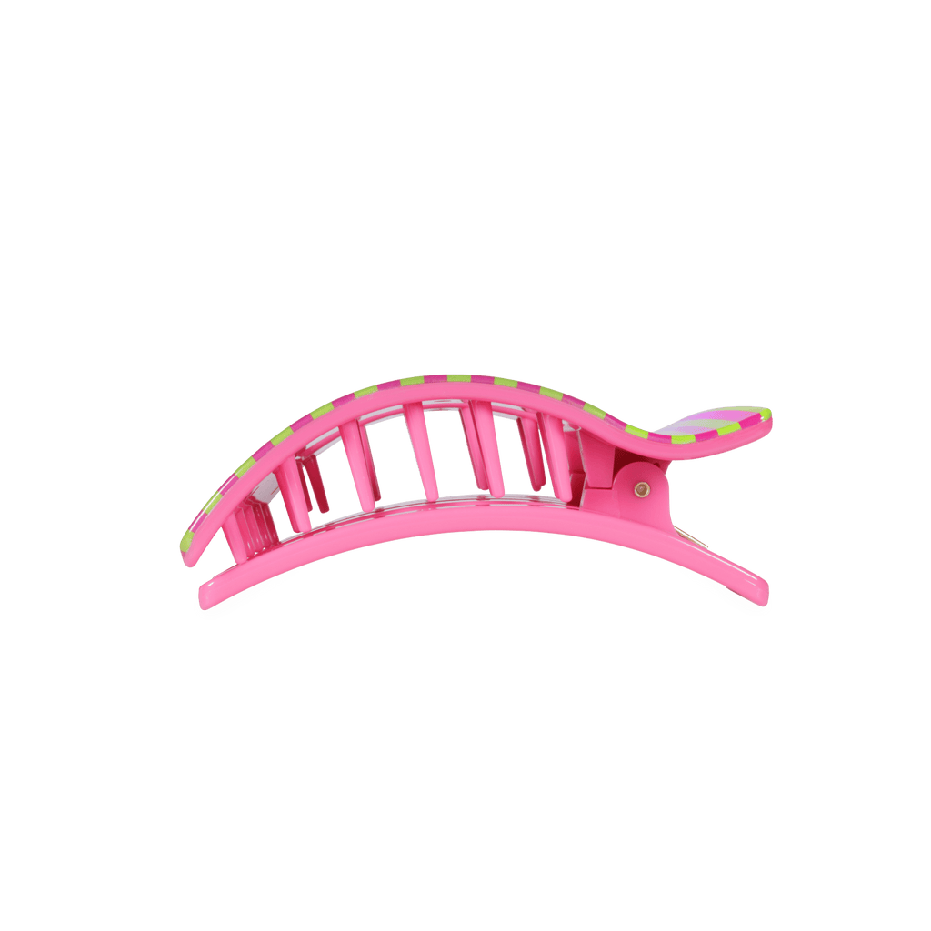 TELETIES Summer Crush Medium Flat Rectangle Hair Clip