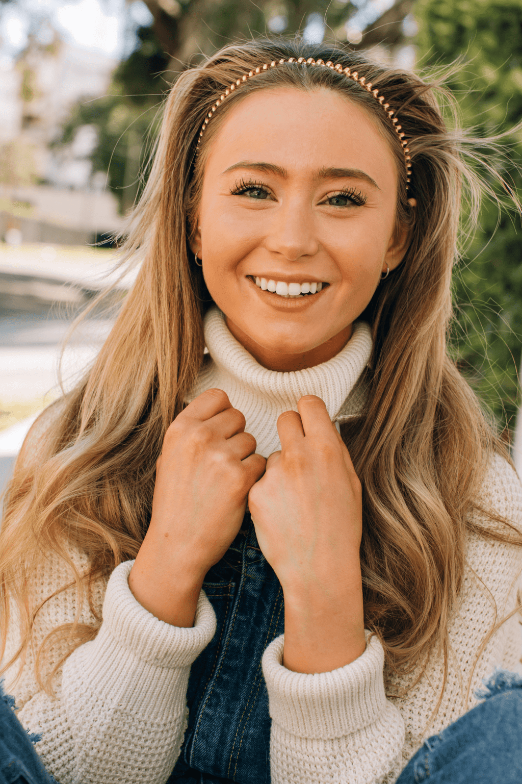 TELETIES Sunset Gold Headband