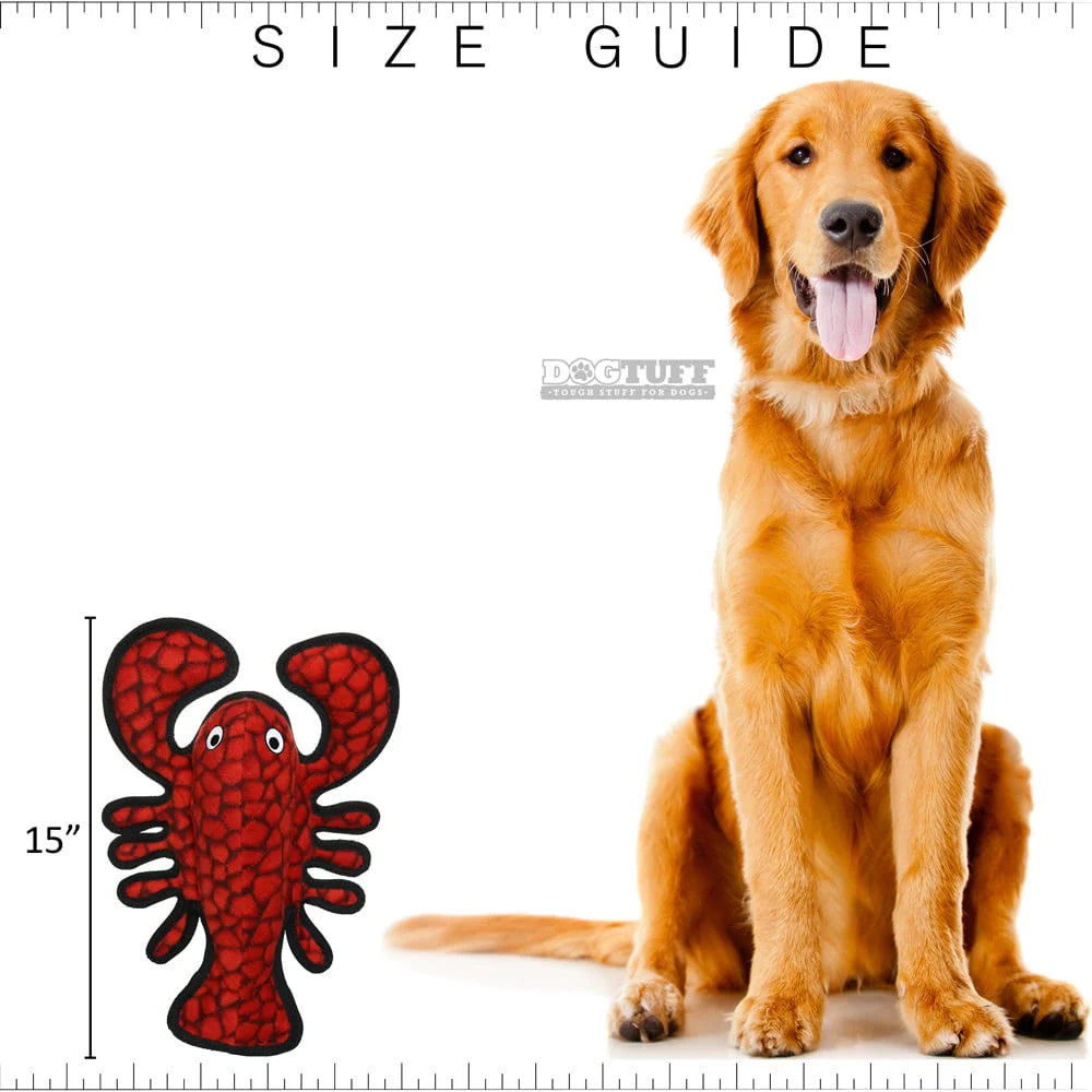 Tuffy Dog Plush Toy Larry the Lobster SpadezStore