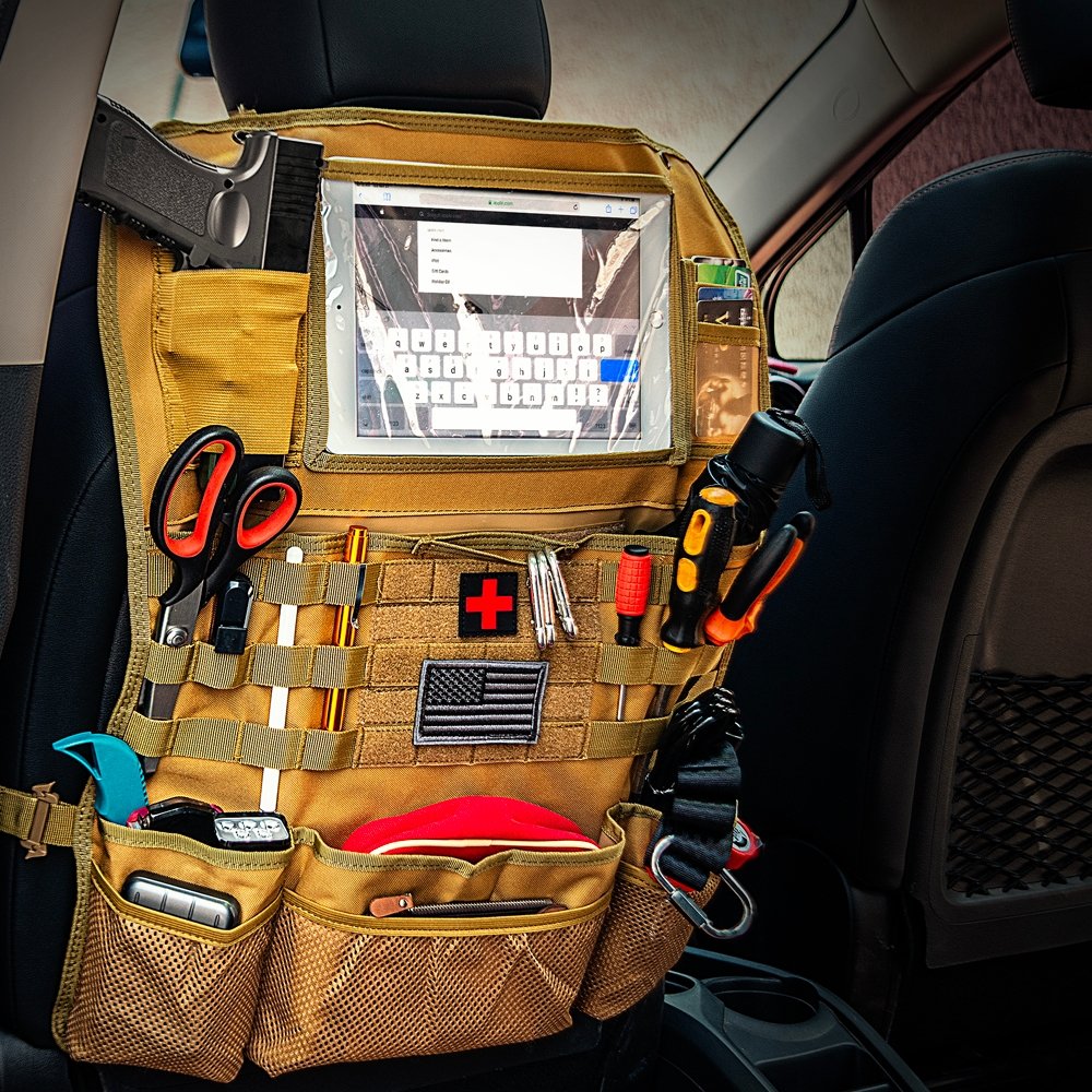 Skullvibe Tactical MOLLE Seat Organizer v3