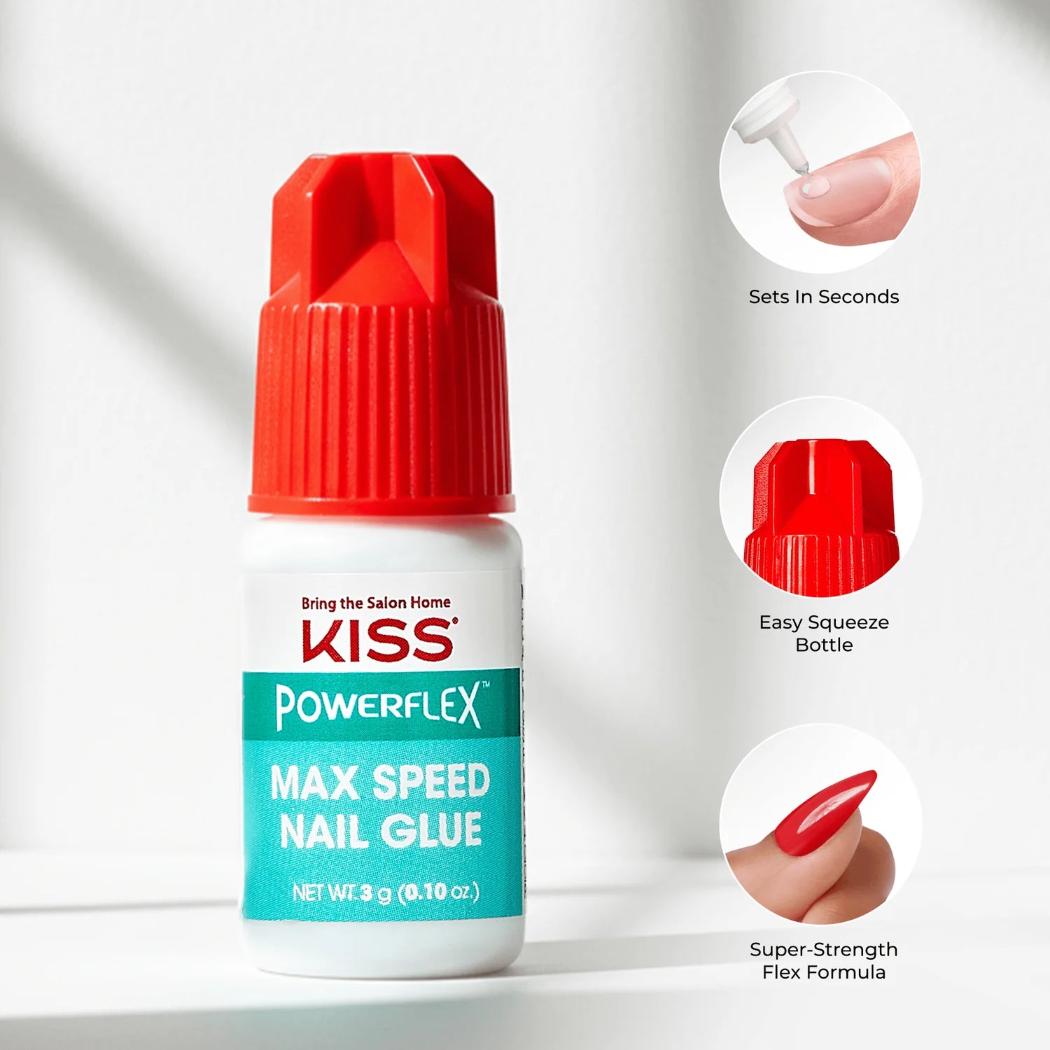 Kiss PowerFlex Max Speed Nail Glue #BK139 SpadezStore