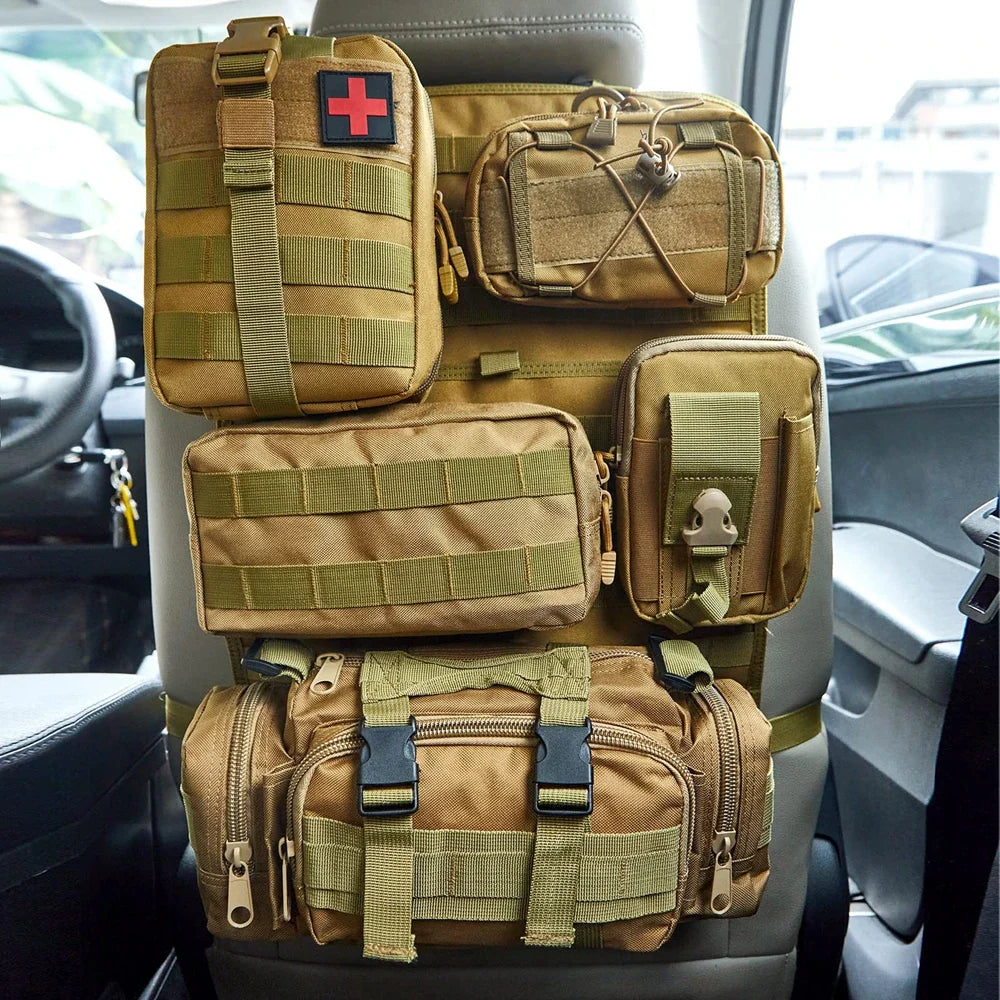 Skullvibe Tactical MOLLE Seat Organizer Full Set