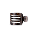 TELETIES Tortoise Small Flat Square Hair Clip
