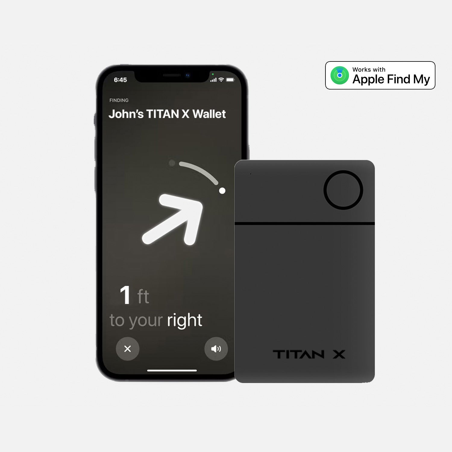 TITAN X Finder Card I Wallet Tracker I iOS SpadezStore