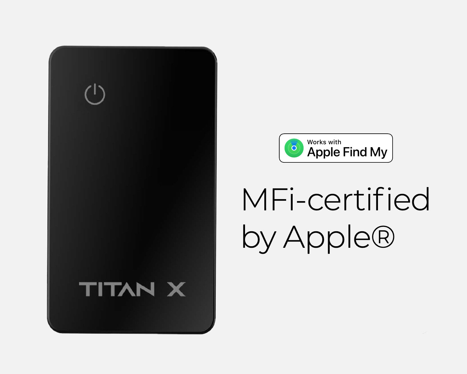 TITAN X Finder Card I Wallet Tracker I iOS SpadezStore