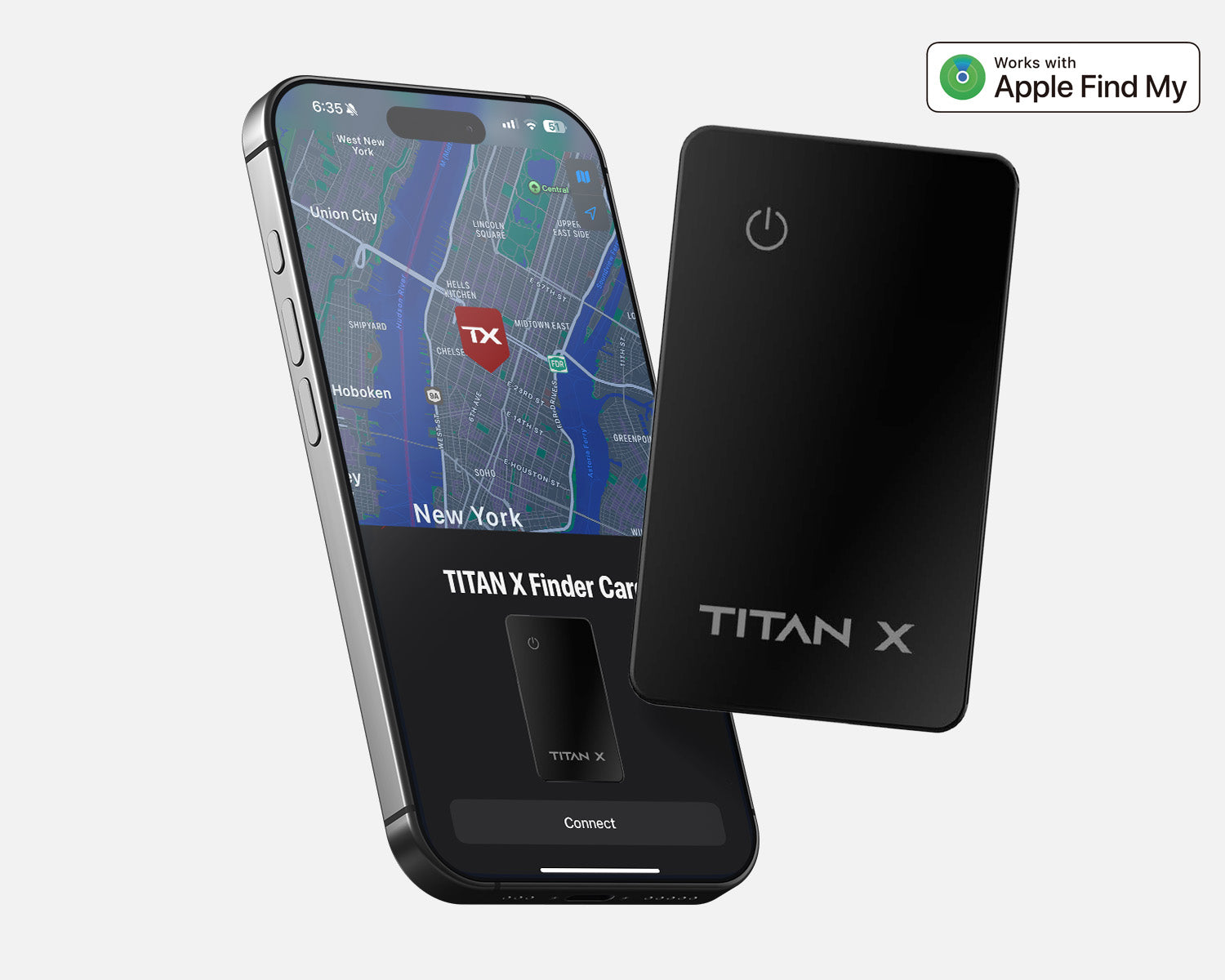TITAN X Finder Card I Wallet Tracker I iOS SpadezStore