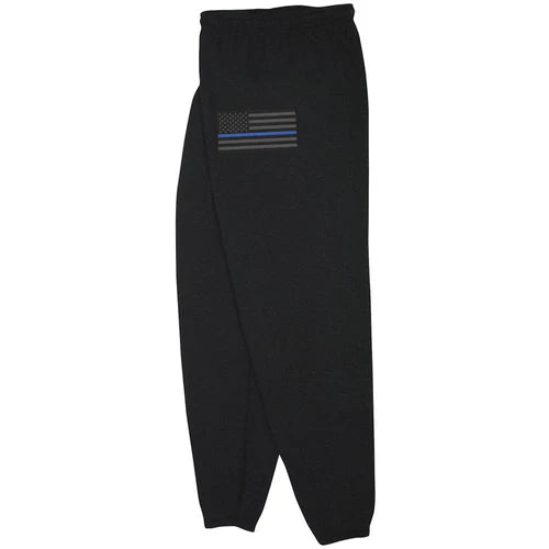 Fox Outdoor USA Flag Thin Blue Line Sweatpants SpadezStore