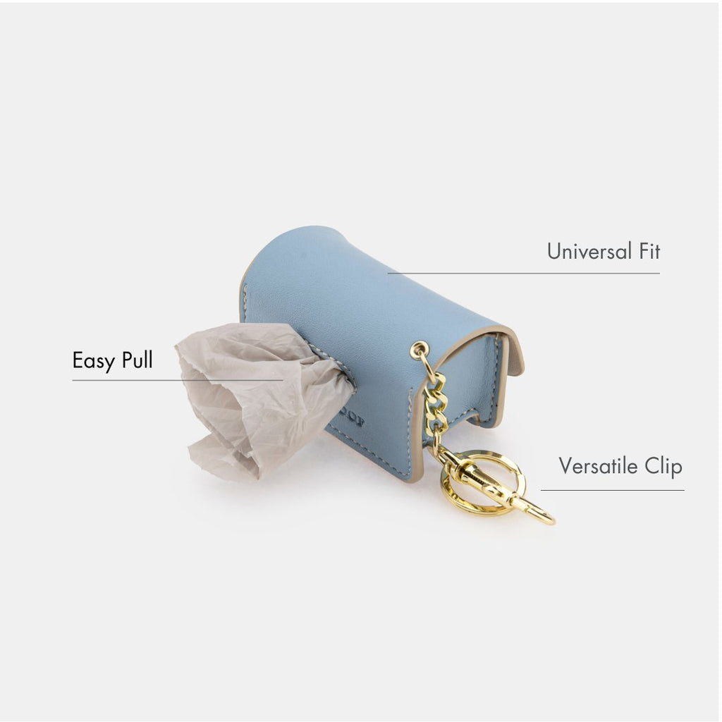 Nina Woof Waste Bag Holder - Vegan Leather - Bag Dispenser SpadezStore