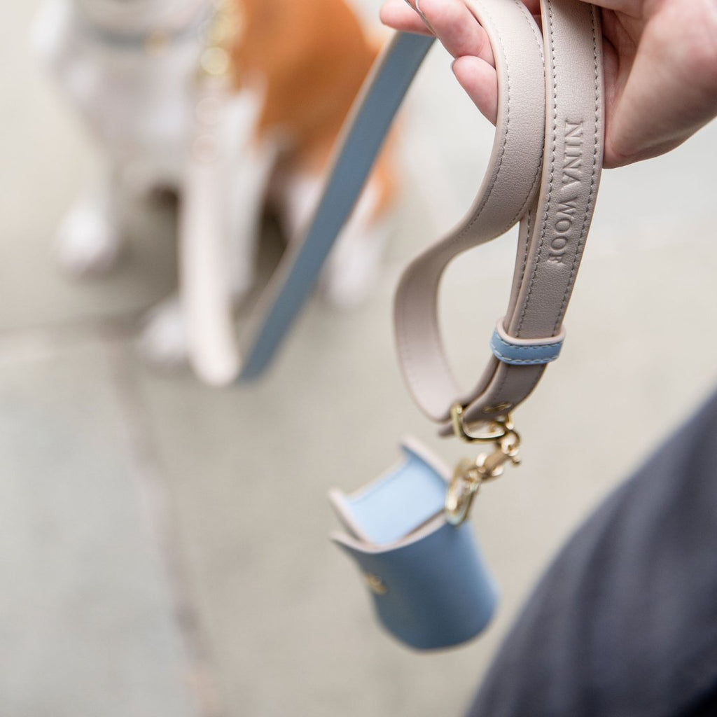 Nina Woof Waste Bag Holder - Vegan Leather - Bag Dispenser SpadezStore
