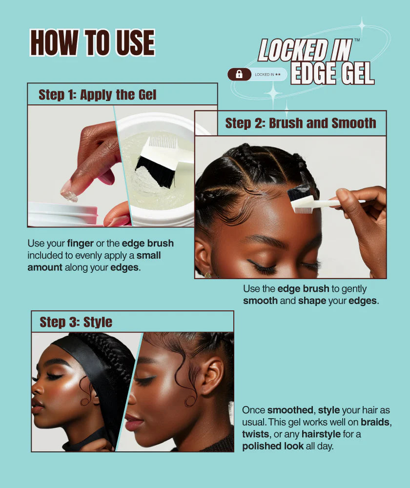 Lela By Ana Beauty Locked In Edge Gel Peppermint Oil SpadezStore