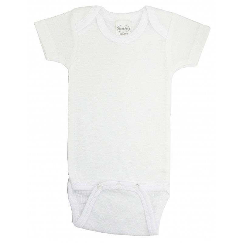 Bambini White Short Sleeve One Piece 3 Pack SpadezStore