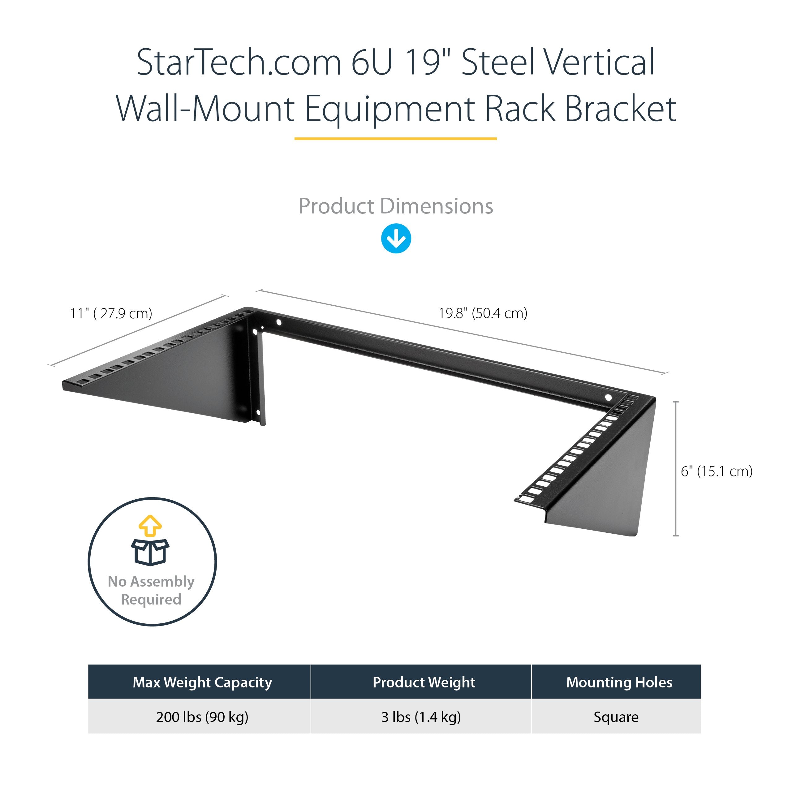 StarTech.com 6U 19-Inch Steel Vertical Rack and Wall Mountable Server Rack SpadezStore