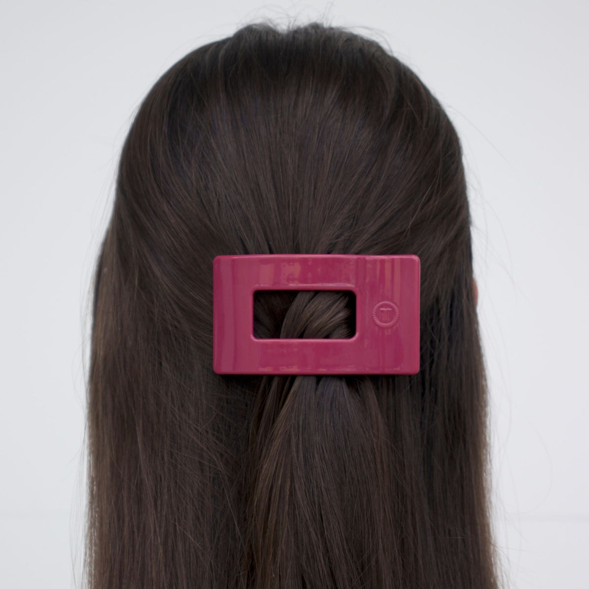 TELETIES Wild Side Small Flat Rectangle Hair Clip