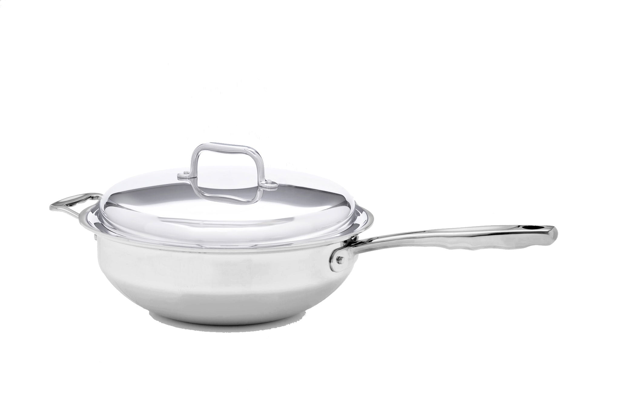 360 Cookware 5 Quart Stainless-Steel Wok - Thumbnail 3