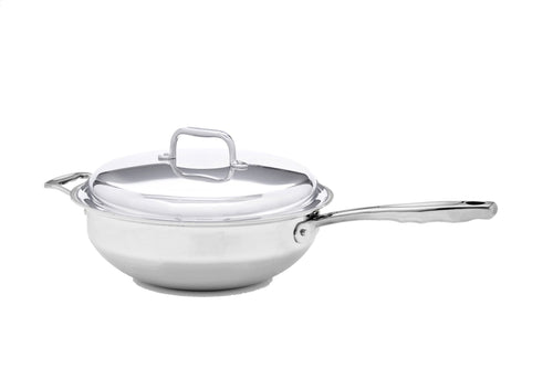 360 Cookware 5 Quart Stainless-Steel Wok SpadezStore