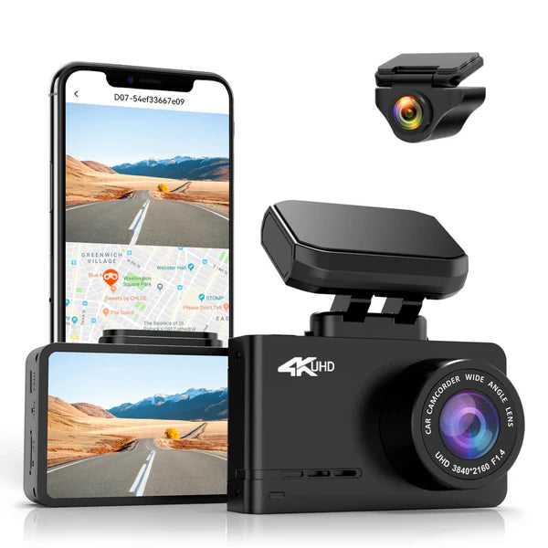 WOLFBOX D07 4k Dash Cam Front And Rear Car Camera SpadezStore