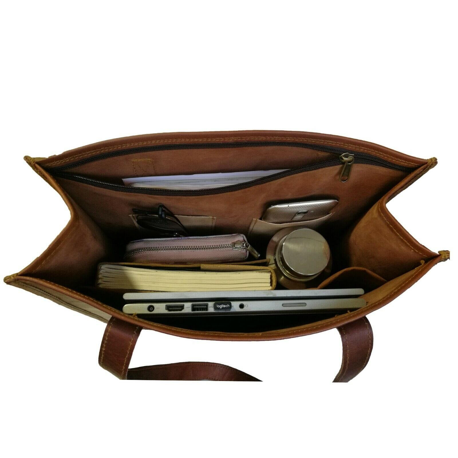 Classy Leather Bags The Shannon Tote SpadezStore