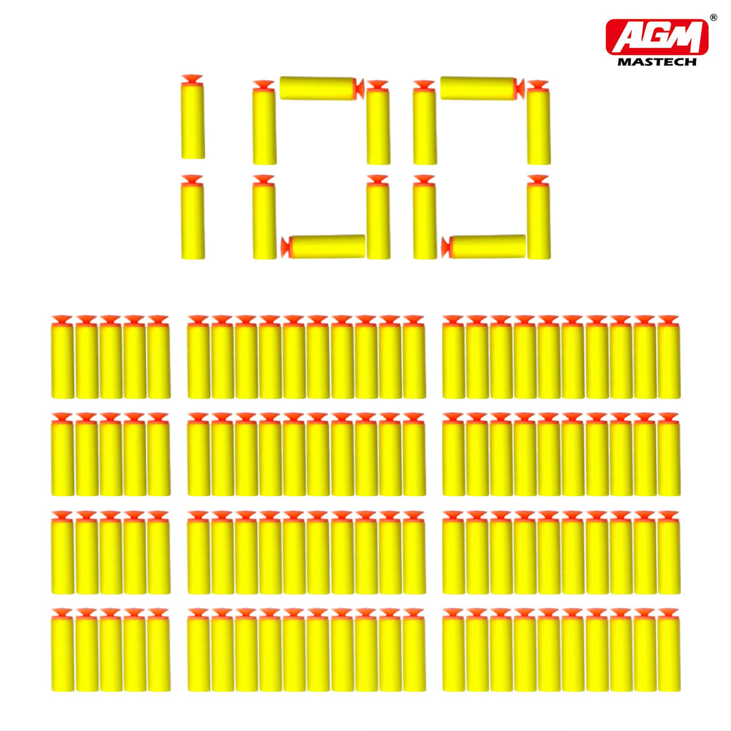 AGM MASTECH For H416, M16, AK & shotguns Series Foam Dart Blasters, 100 pcs.