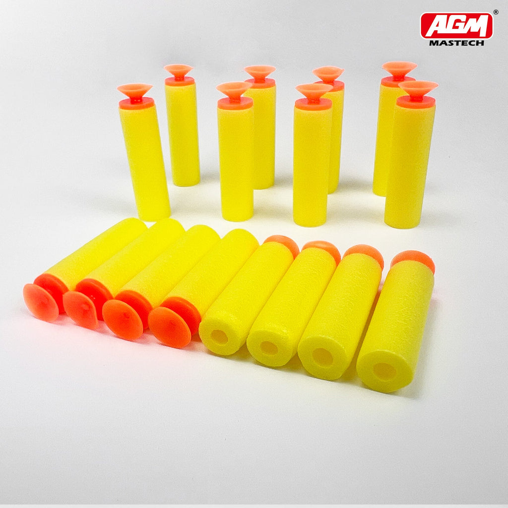 AGM MASTECH For H416, M16, AK & shotguns Series Foam Dart Blasters, 100 pcs.