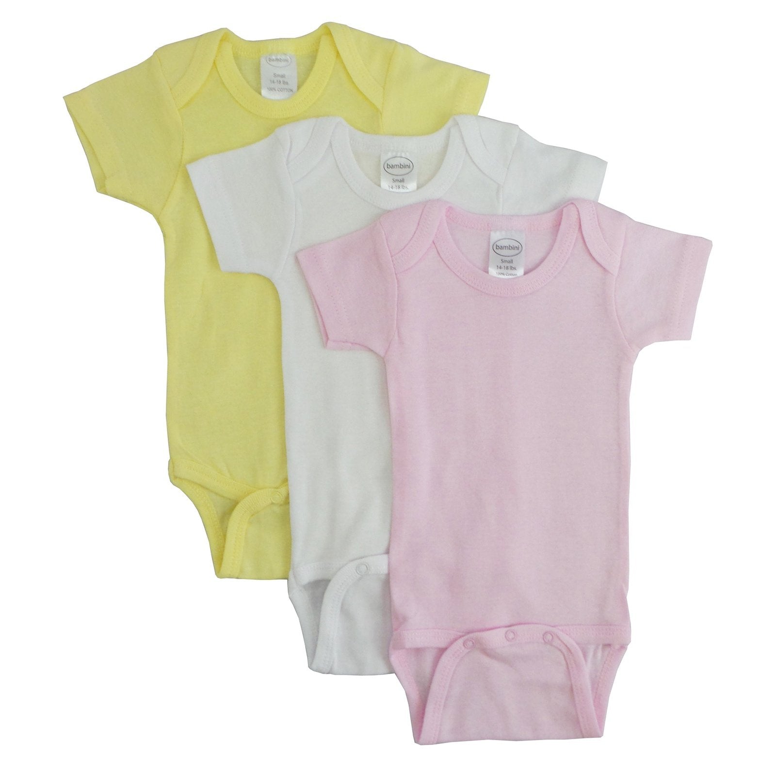 Bambini Pastel Girls Short Sleeve Variety Pack SpadezStore