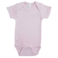 Bambini Interlock Pink Short Sleeve Onesie SpadezStore