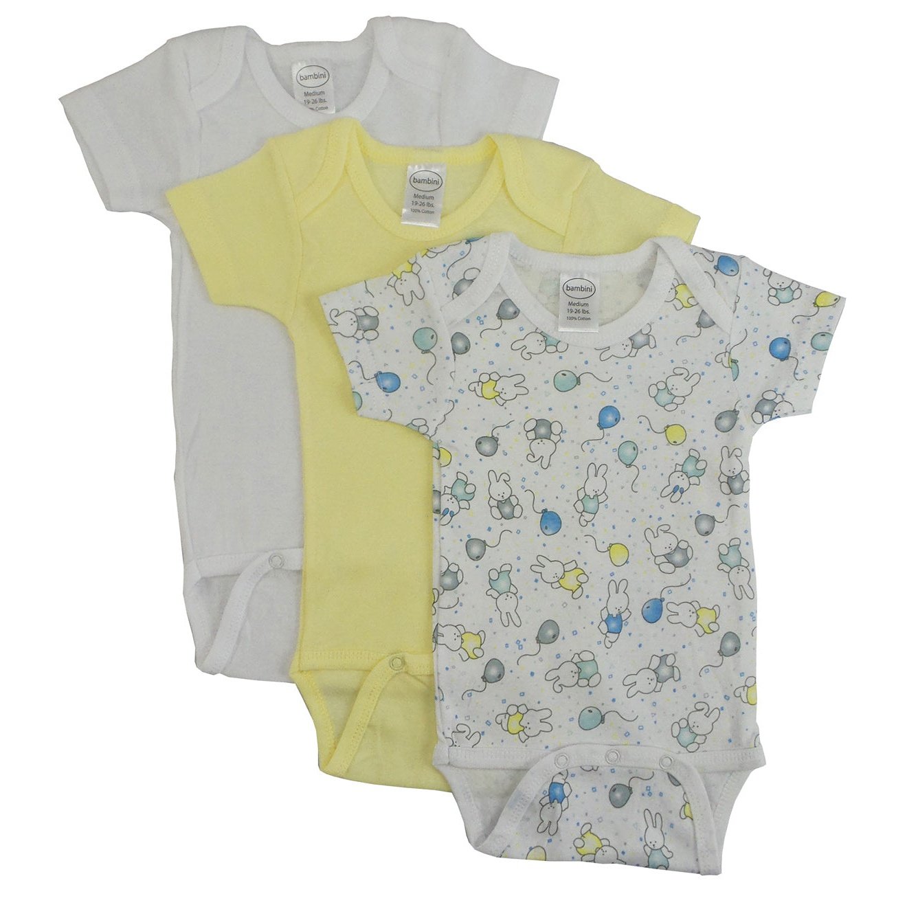 Bambini Girls Printed Short Sleeve Variety Pack