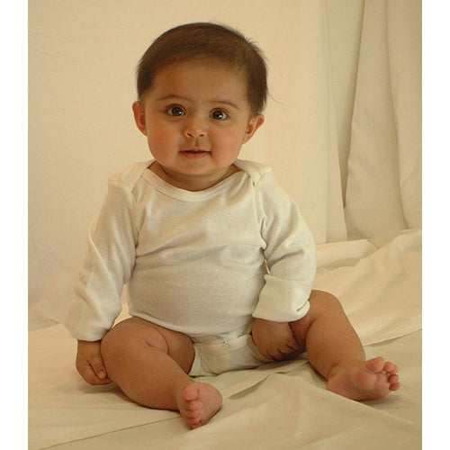 Bambini Long Sleeve White Onesie 3 Pack SpadezStore