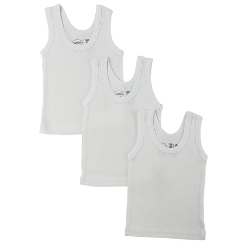 Bambini White Tank Top 3 Pack SpadezStore