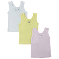 Bambini Girls Pastel Tank Top 3 Pack SpadezStore