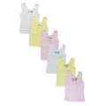 Bambini Girls Six Pack Pastel Tank Top SpadezStore