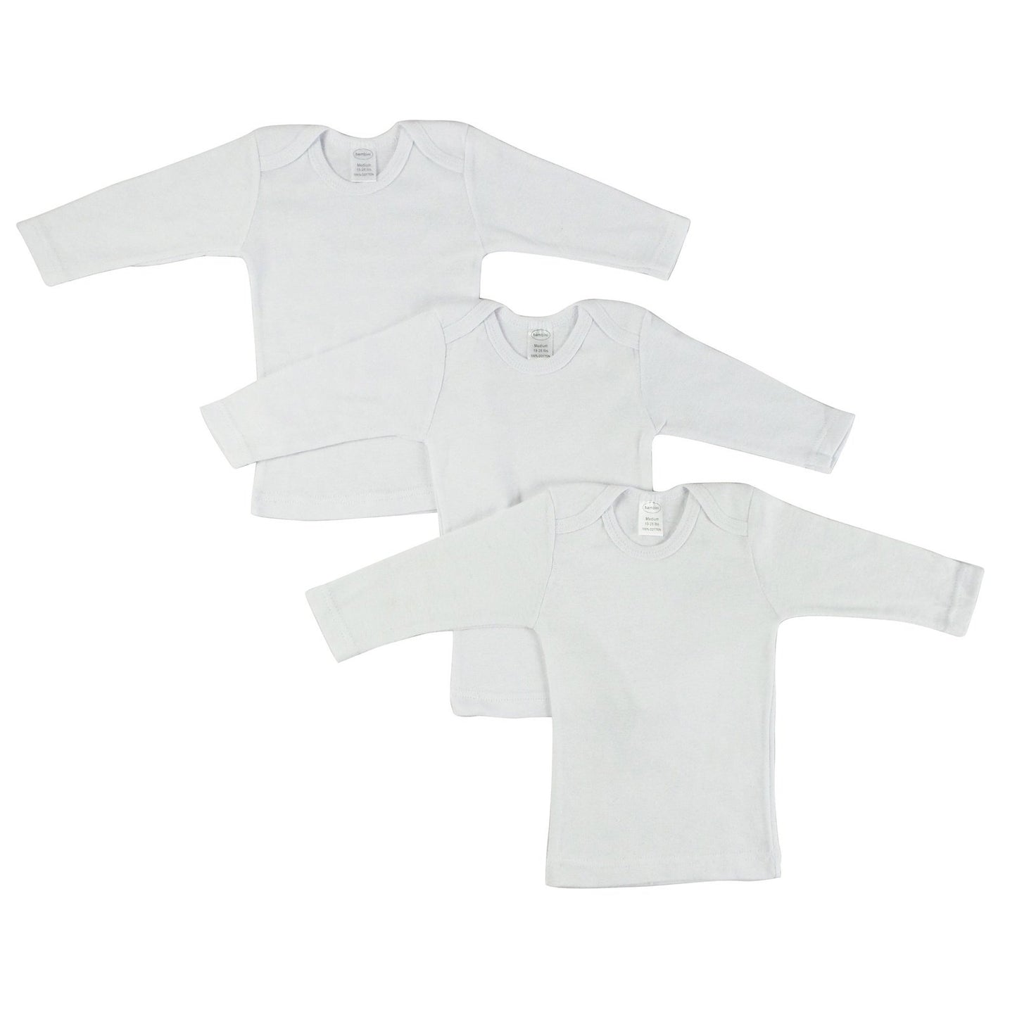 Bambini Long Sleeve White Lap T-shirt SpadezStore