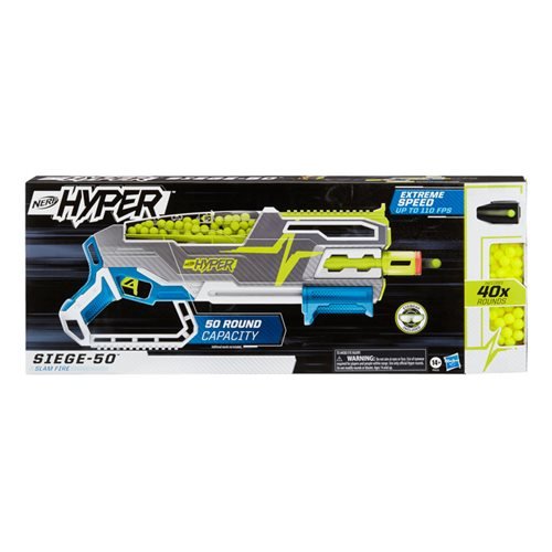 Nerf Hyper Siege-50 Pump-Action Blaster SpadezStore