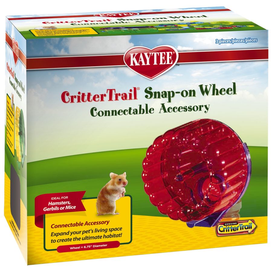 Kaytee CritterTrail Snap-On Comfort Wheel SpadezStore