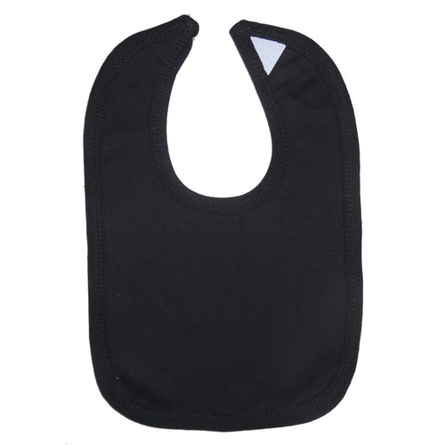 Bambini 2-Ply Interlock Solid Infant Bib SpadezStore
