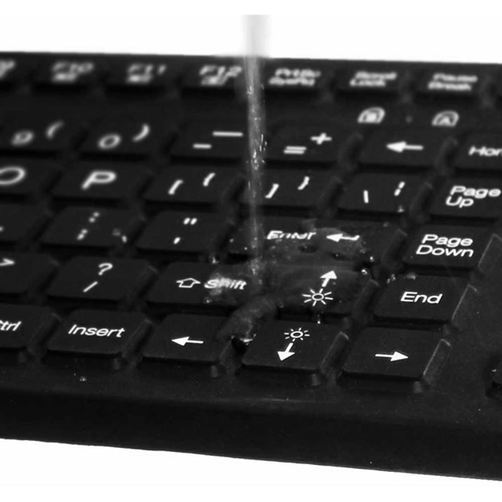 Adesso® AKB-270UB Antimicrobial Waterproof Silicone Touchpad Keyboard SpadezStore
