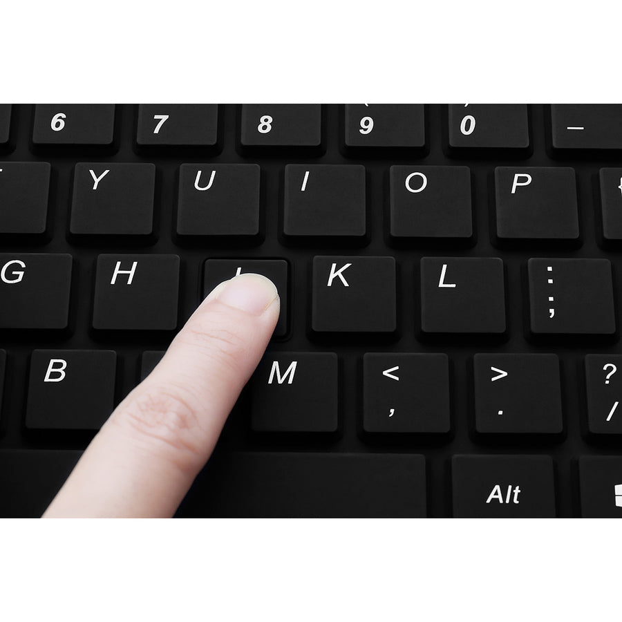 Adesso Antimicrobial Waterproof Desktop Keyboard SpadezStore