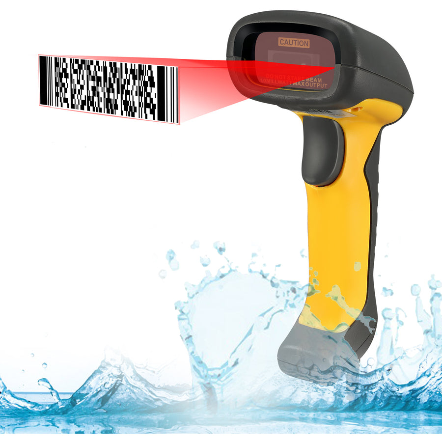 Adesso NuScan 5200TU Antimicrobial & Waterproof 2D Barcode Scanner SpadezStore