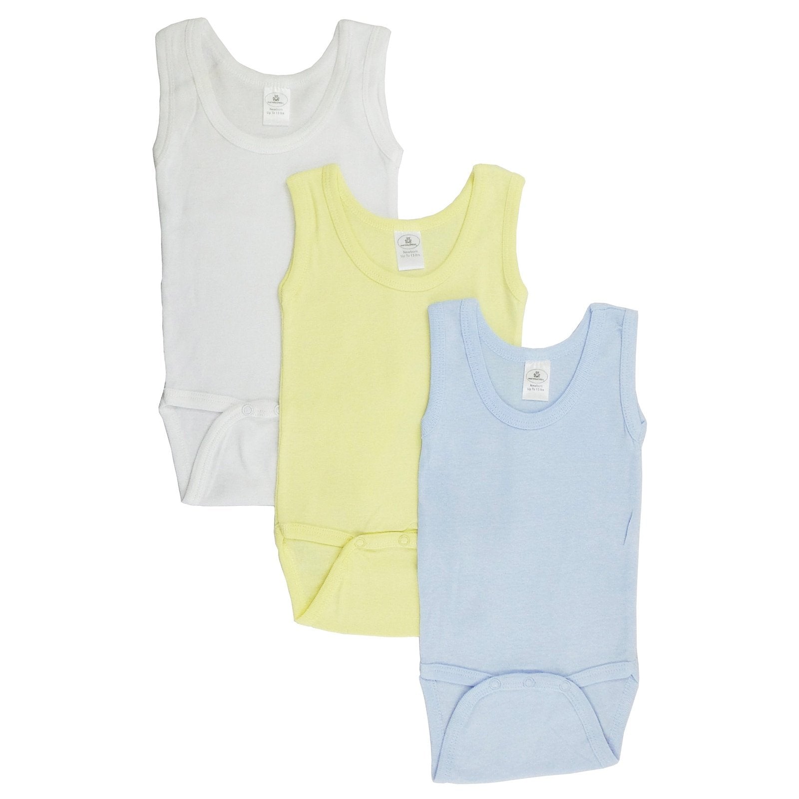 Bambini Boys Tank Top Onezies Pack of 3 SpadezStore