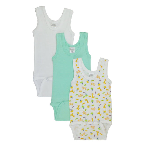 Bambini Boys Giraffe Printed Tank Top 3 Pack SpadezStore