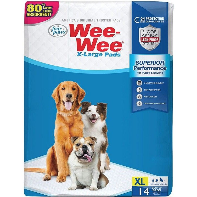 Four Paws X-Large Wee Wee Pads SpadezStore