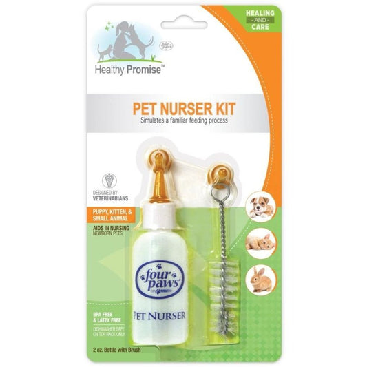 Four Paws Pet Nurser Bottle with Brush Kit SpadezStore