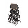 Natural Wavy Lace Closure Natural Black 4" x 4" SpadezStore