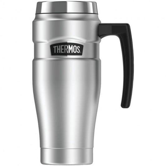 Thermos 16 oz. Stainless King Vacuum-Insulated Travel Mug SpadezStore