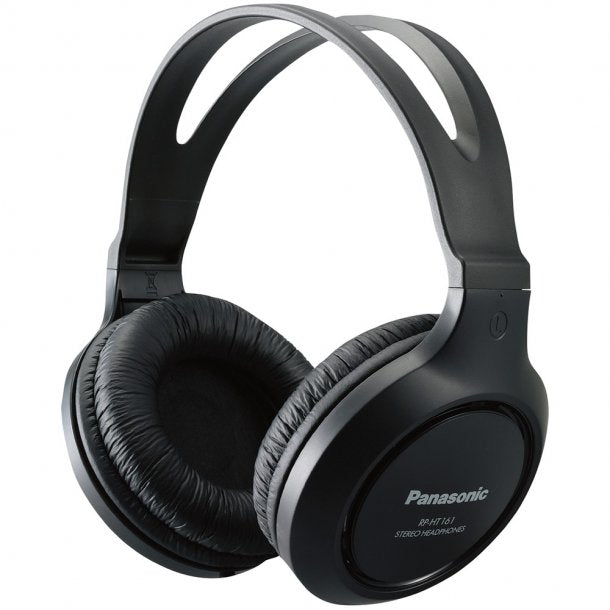 Panasonic RP-HT161-K Full Size Over Ear Wired Long Cord Headphones SpadezStore