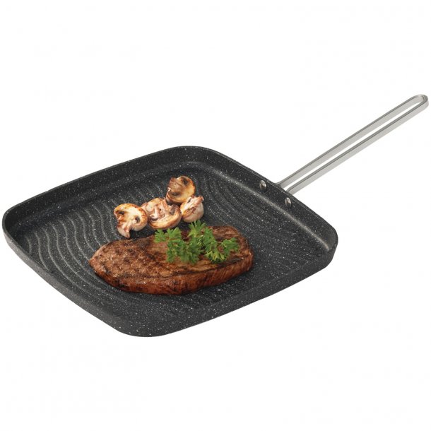 THE ROCK™ by Starfrit® 10" Grill Pan with Stainless Steel Wire Handle SpadezStore