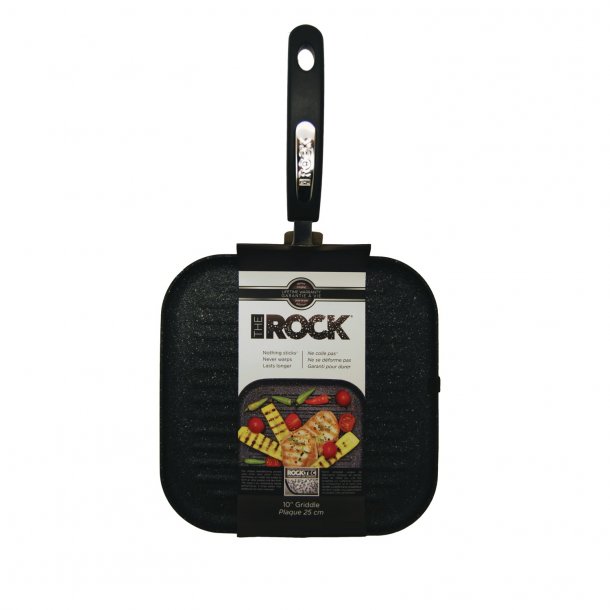 THE ROCK by Starfrit 10 in. Grill Pan with Bakelite Handles SpadezStore