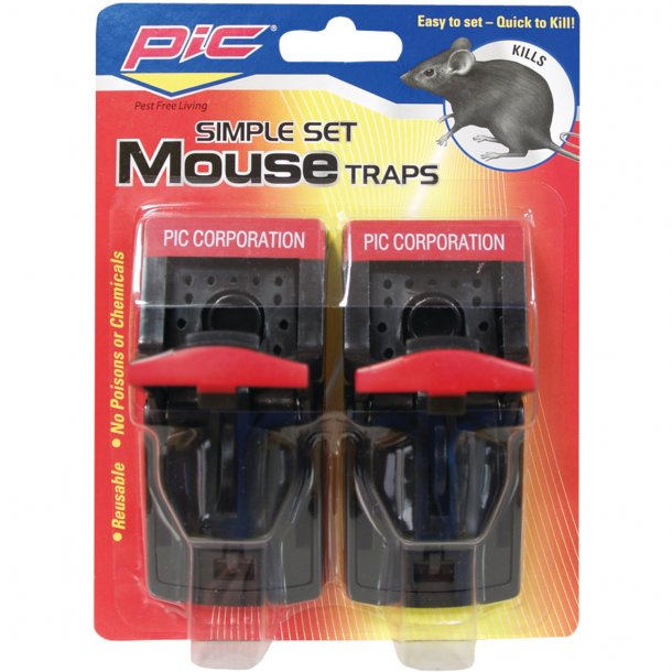 Pic Corp PMT-2 Simple Set Mouse Trap SpadezStore
