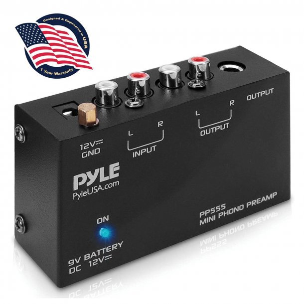 Pyle Pro Ultracompact Phono Turntable Preamp SpadezStore