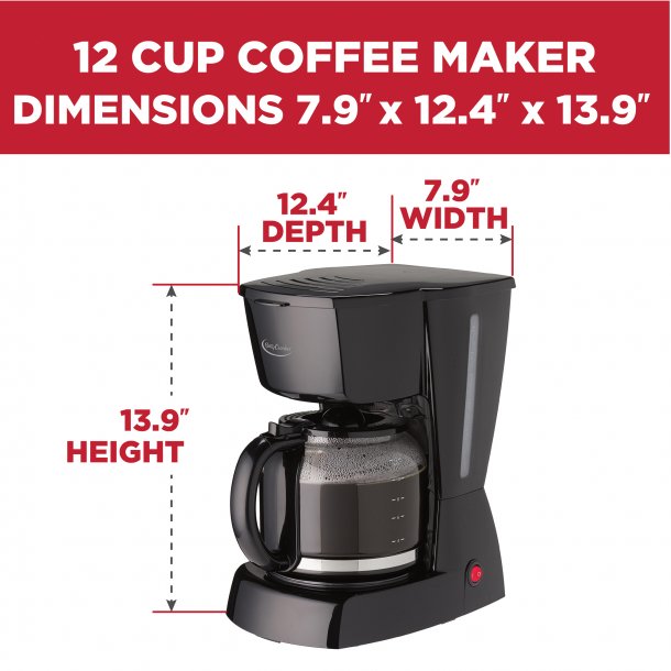 Betty Crocker 12 Cup Coffee Maker SpadezStore
