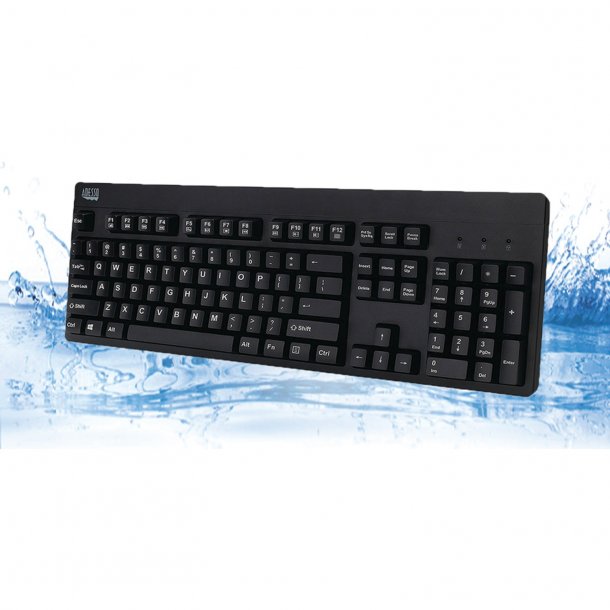 Adesso EasyTouch Antimicrobial Waterproof Keyboard SpadezStore